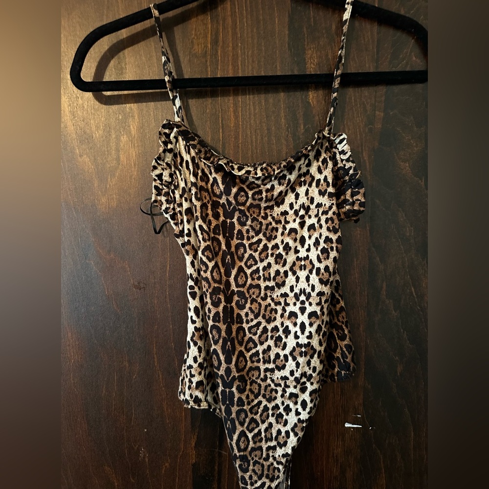 Kittenish Leopard print bodysuit